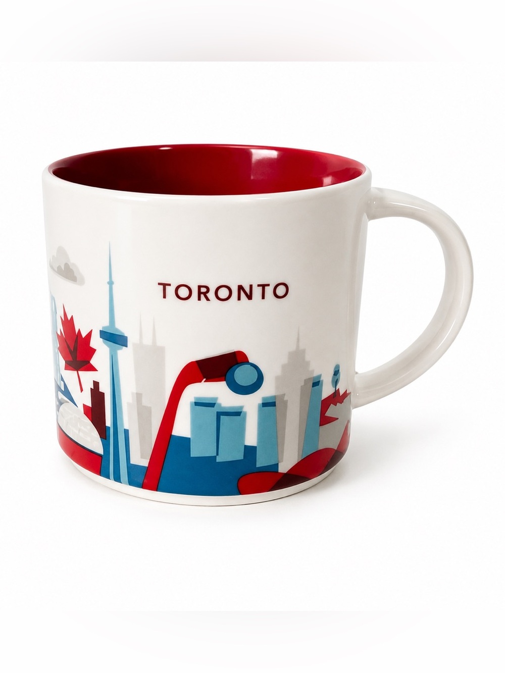 Starbucks You Are Here Toronto Canada 14 oz Ceramic Coffee Mug Collectible